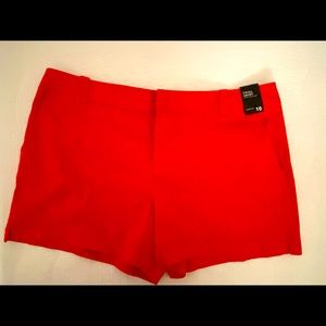 Ny&Co size 16 red shorts